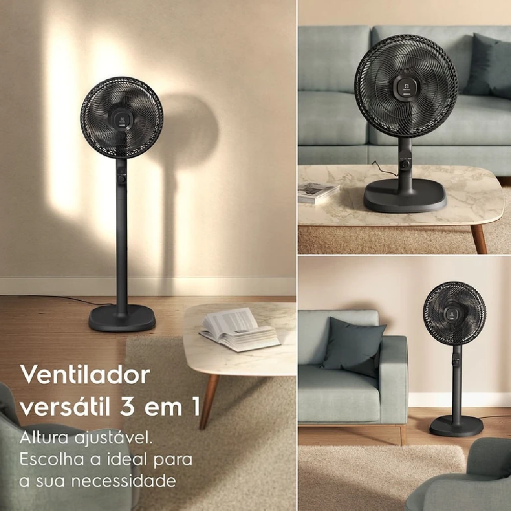 Ventilador de Coluna Electrolux 40 cm 6 P&aacute;s 126W 220V Efficient EFS40 Grafite, , large image number 5