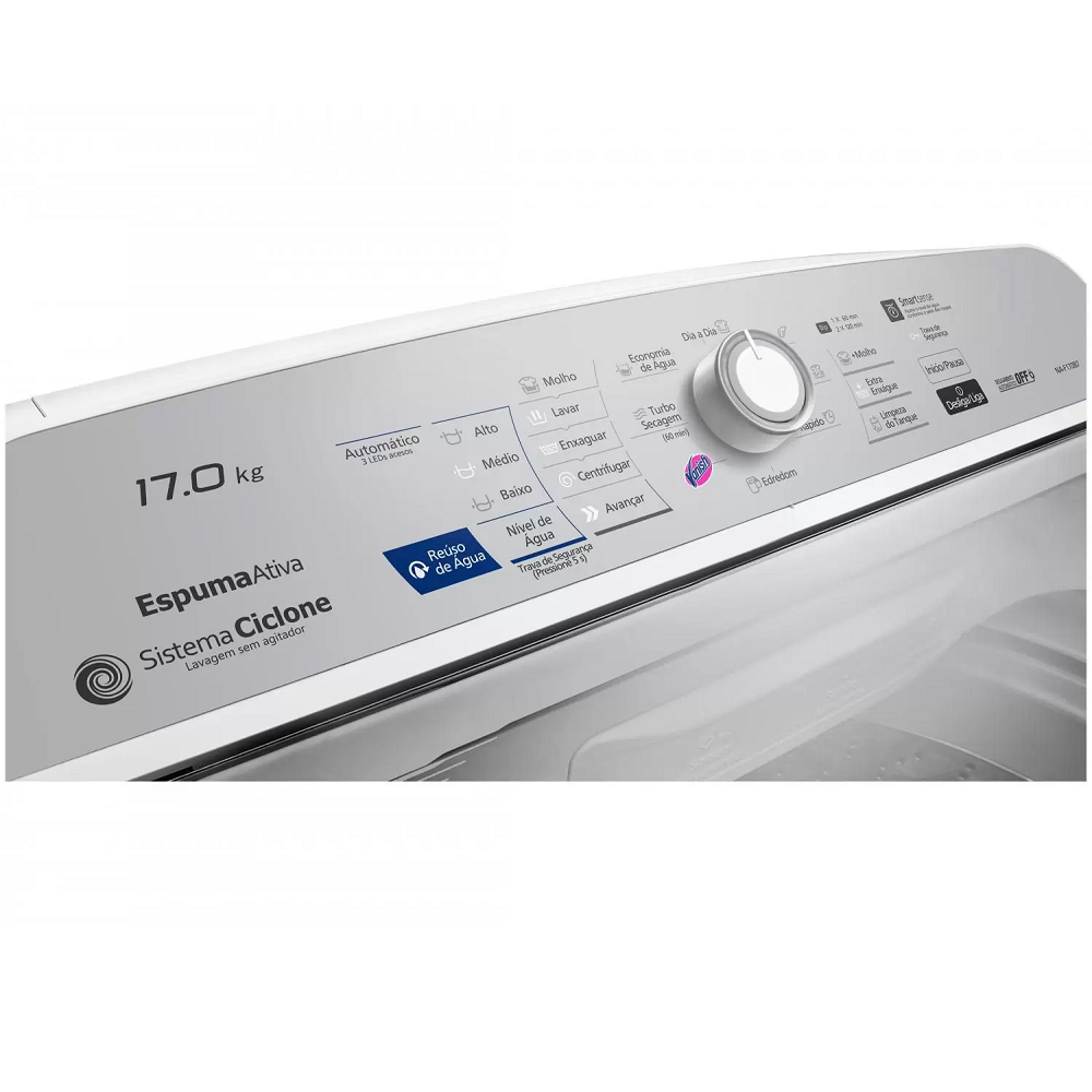 Máquina de Lavar Roupas Panasonic 17kg 220V NA-F170B7WB Branca, , large image number 4