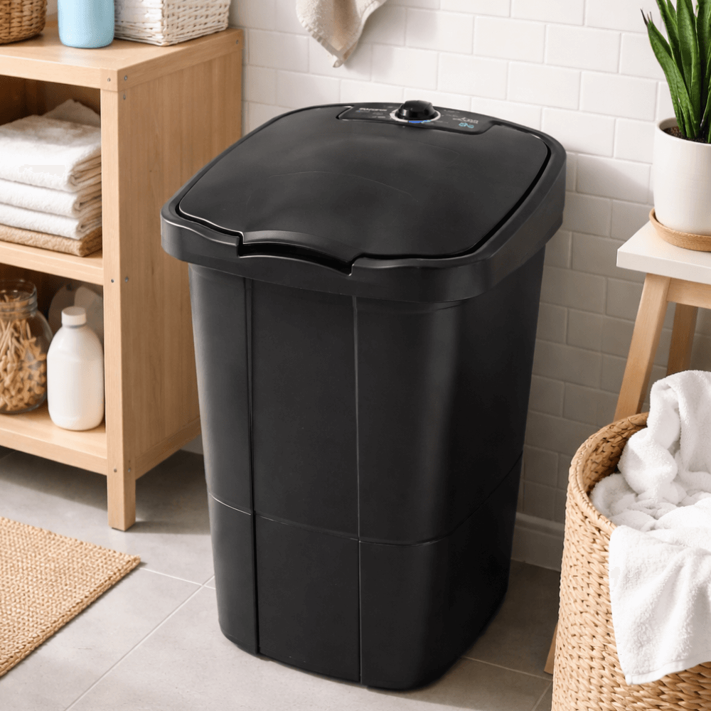 Tanquinho de Lavar Roupas Semi-autom&aacute;tico Suggar 8kg 220V Aleluia AL8002PT Preto, , large image number 1