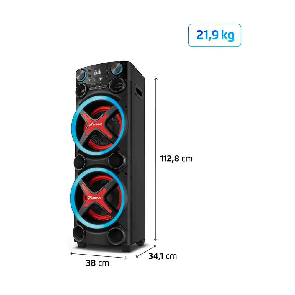 Caixa de Som Torre Mondial MT-2200 Bluetooth 2200W RMS, , large image number 7
