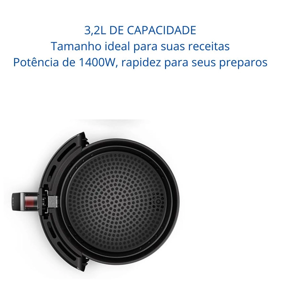 Fritadeira Elétrica Air Fryer Electrolux Sem Óleo 3,2 Litros Preta 220V EAF-15, , large image number 3