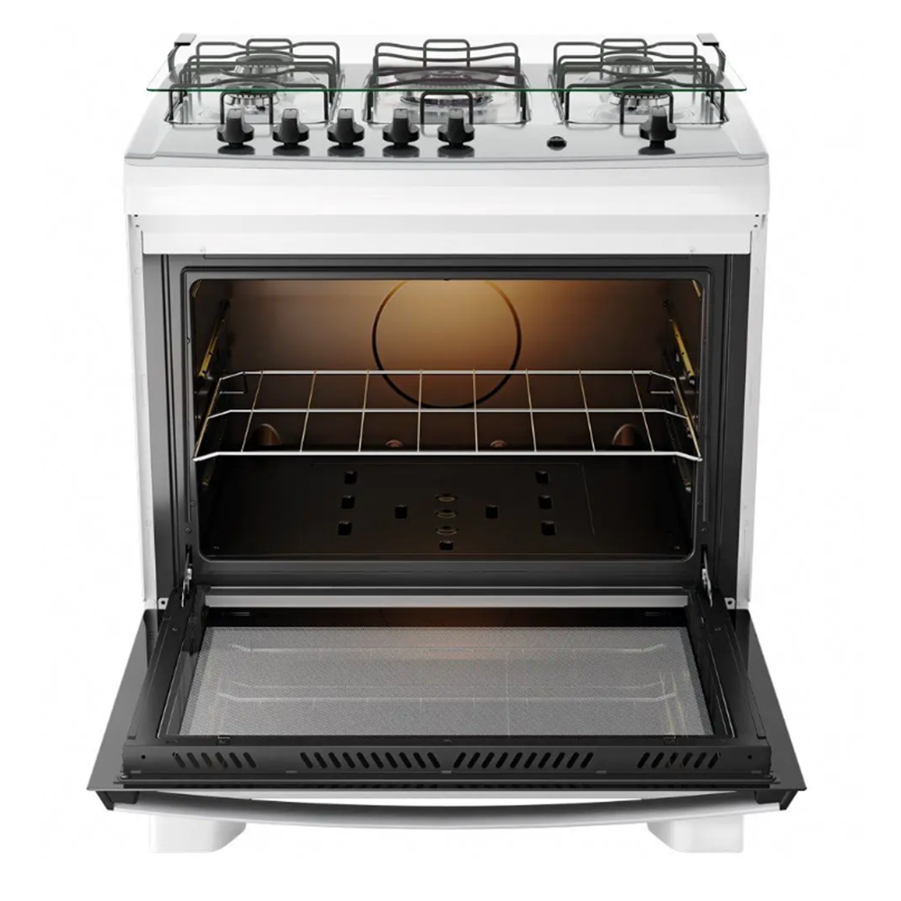 Fog&atilde;o 5 Bocas Dako Mesa Inox Branco 220V Supreme, , large image number 3
