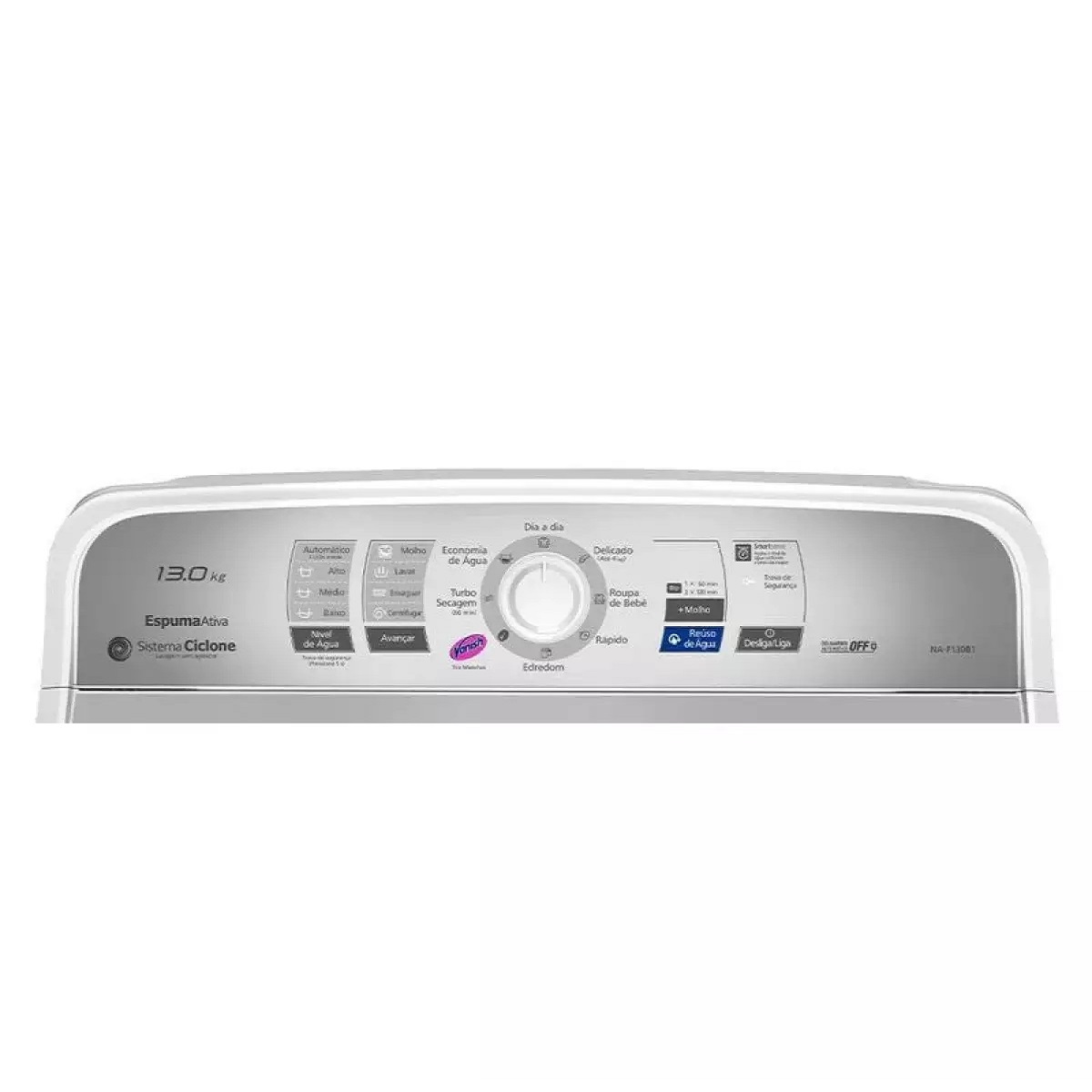 Máquina de Lavar Roupas Panasonic 14kg 220v NA-F140B1WB - Branco, , large image number 1