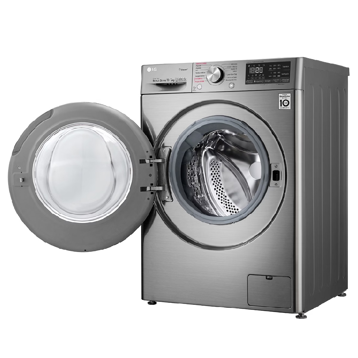 Lava e Seca LG 11kg 220v Thinq VC4 - Aço, , large image number 1