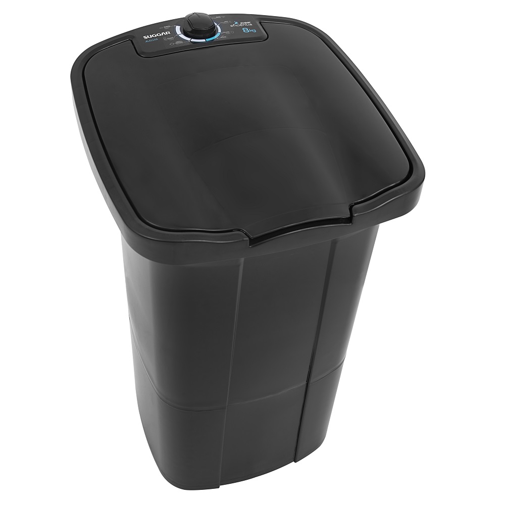 Tanquinho de Lavar Roupas Semi-autom&aacute;tico Suggar 8kg 220V Aleluia AL8002PT Preto, , large image number 2