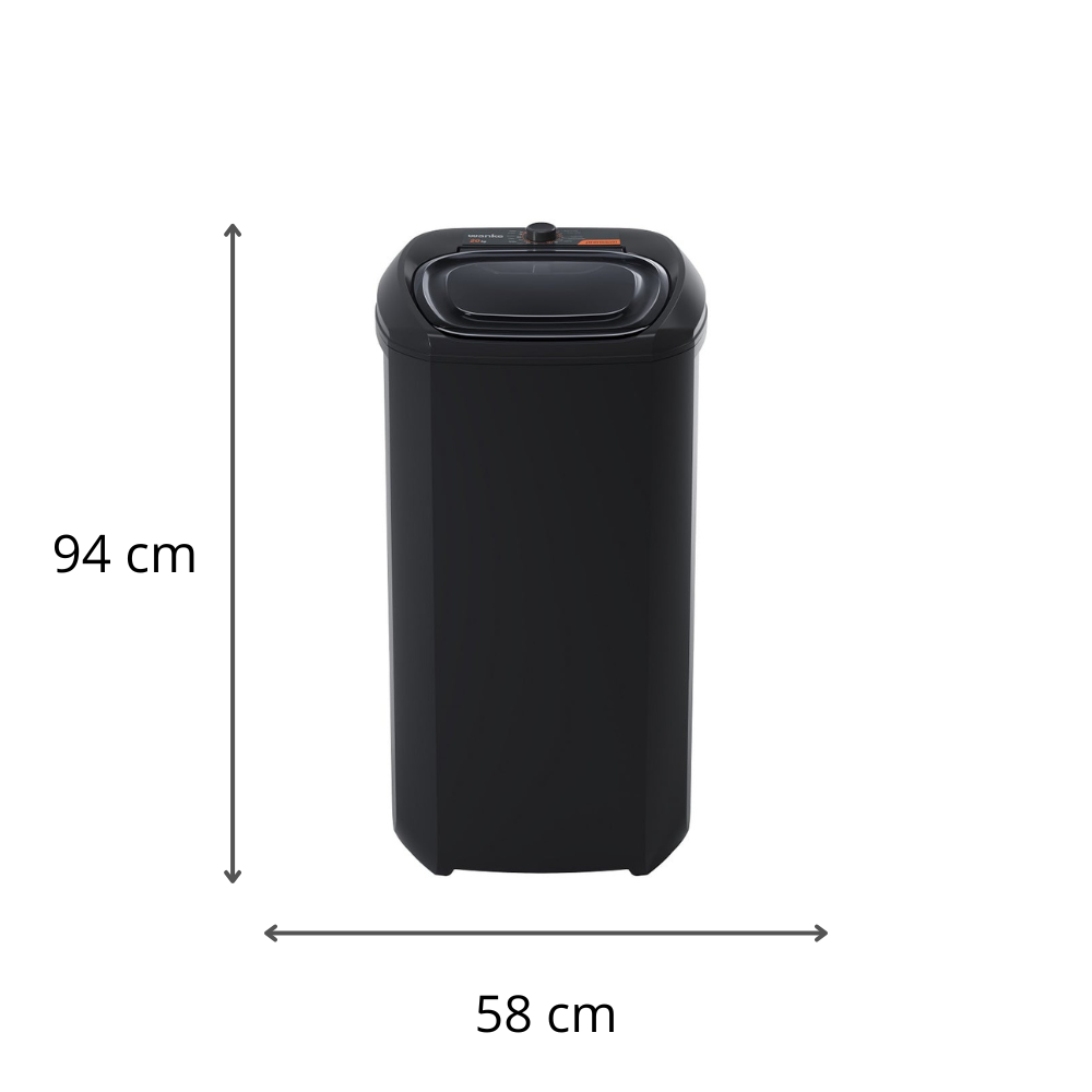 Tanquinho de Lavar Roupas Wanke 20kg 220v LWBE201T - Preto, , large image number 7