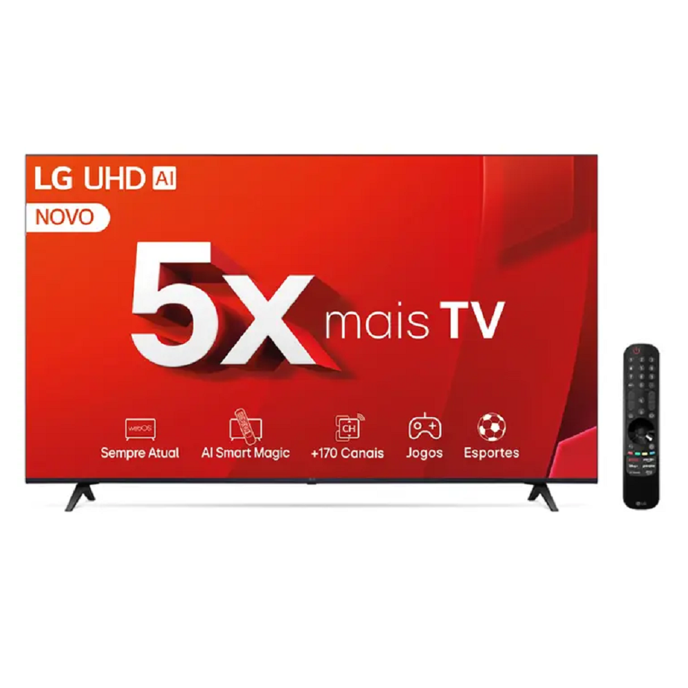 Smart TV 65 Polegadas LG LED 4K Wi-Fi com Processador a5 Ger7 3 HDMI 2 USB 65UT8050PSA, , large image number 0
