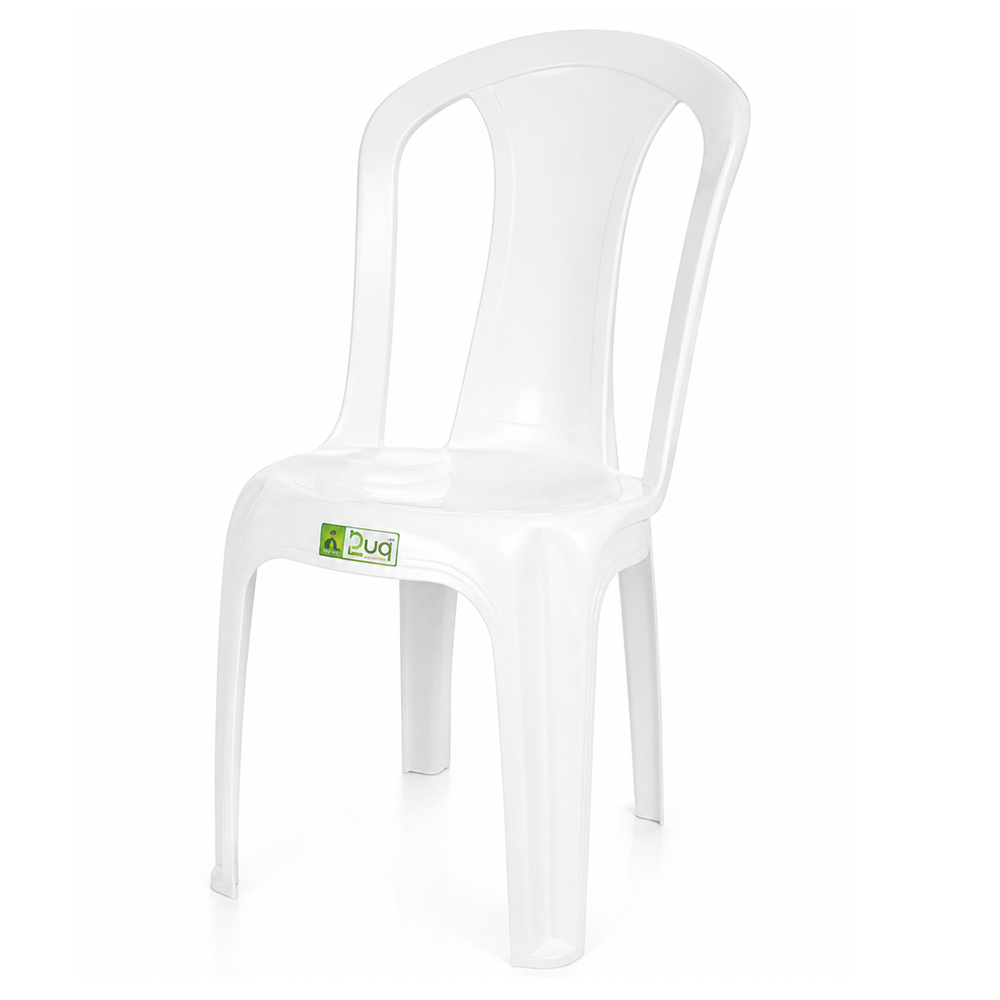 Cadeira de Pl&aacute;stico Duopl&aacute;stic Bistr&ocirc; 88x44x44 Branca, , large image number 1