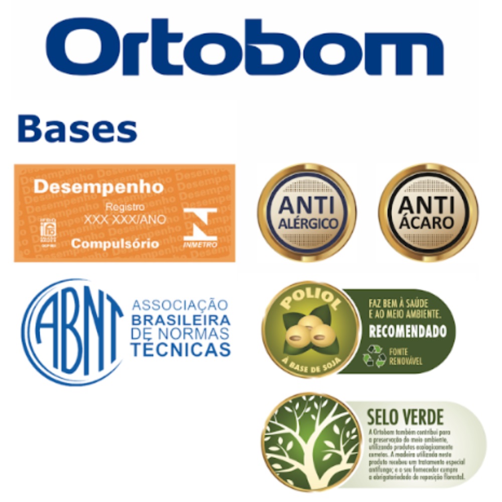 Base Cama Box Queen com Baú Phys Corino Preto 198x158x42,5 cm Ortobom, Branco, large image number 1