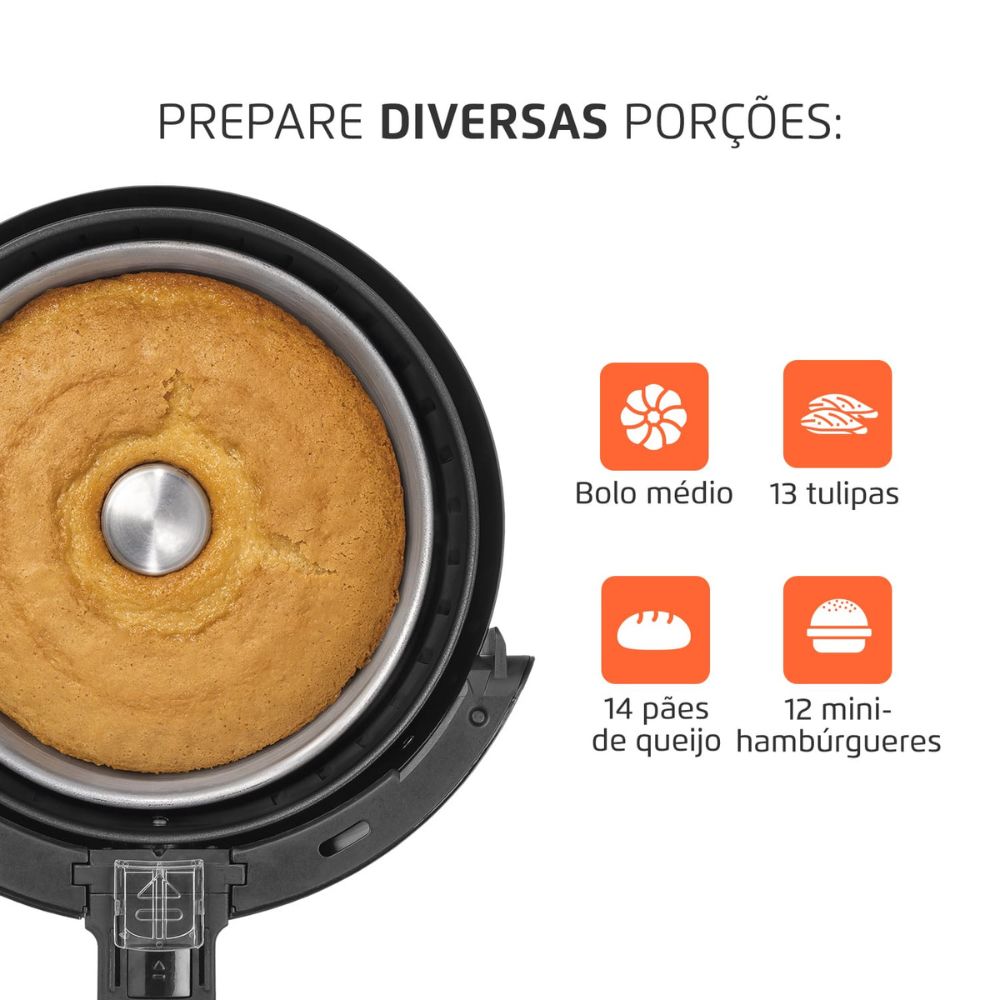 Fritadeira Elétrica Air Fryer Mondial Sem Óleo 3,5 Litros 220V AF31, , large image number 2