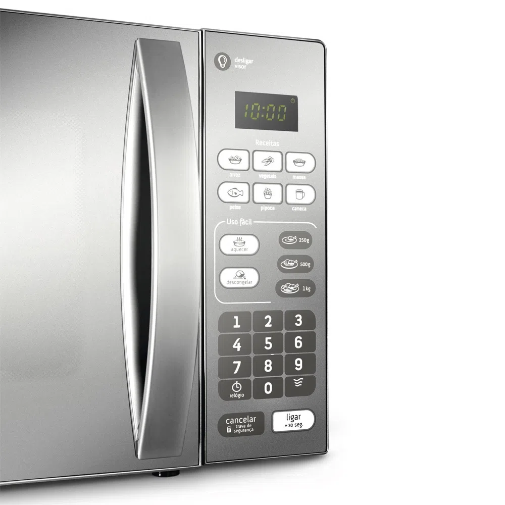 Micro-ondas Consul 20 Litros Espelhado Prata 220V CM020BF, , large image number 3