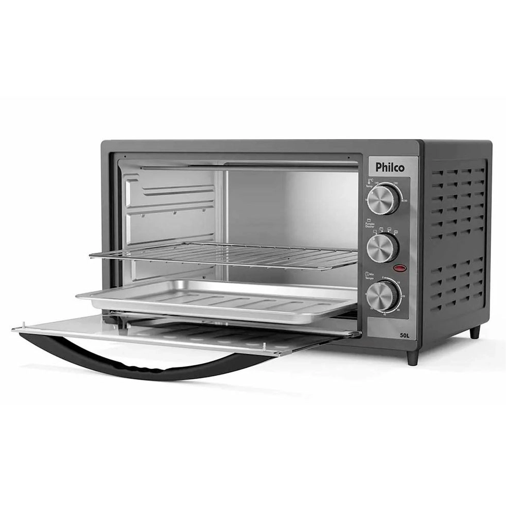 Forno Elétrico Philco PFE52P 50 Litros 2000W Preto 220V, , large image number 2