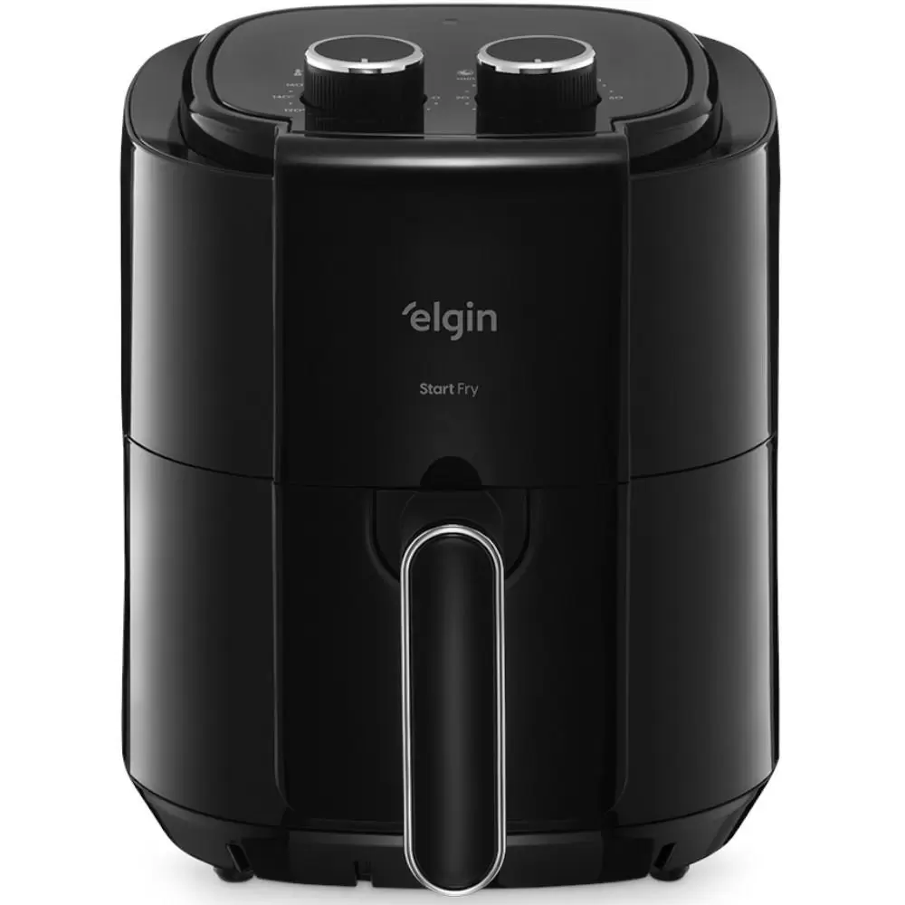 Fritadeira Elétrica Air Fryer Elgin Sem Óleo 3,5 Litros Preta 220V Start Fry