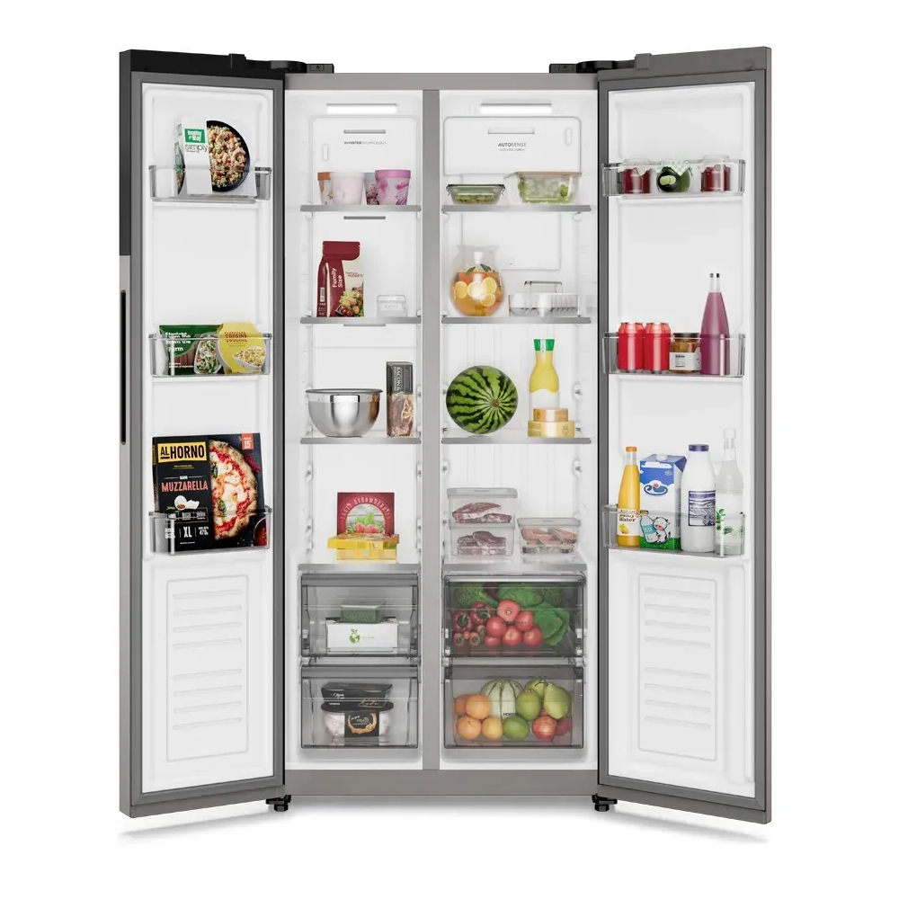 Geladeira Electrolux Frost Free Duplex Side By Side TES40S 431L 2 Portas Inox, , large image number 3