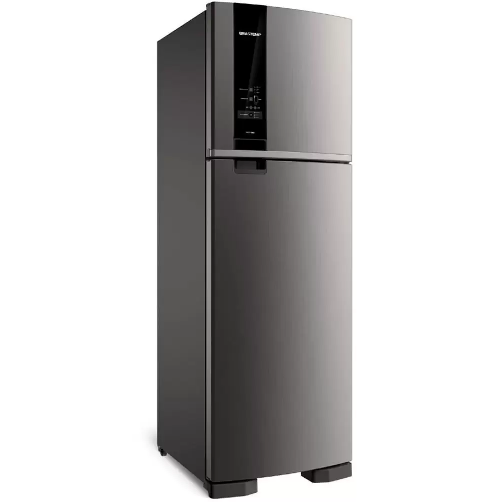 Geladeira Frost Free Brastemp 2 Portas Inox 400L 220V BRM54JK, Inox, large image number 1