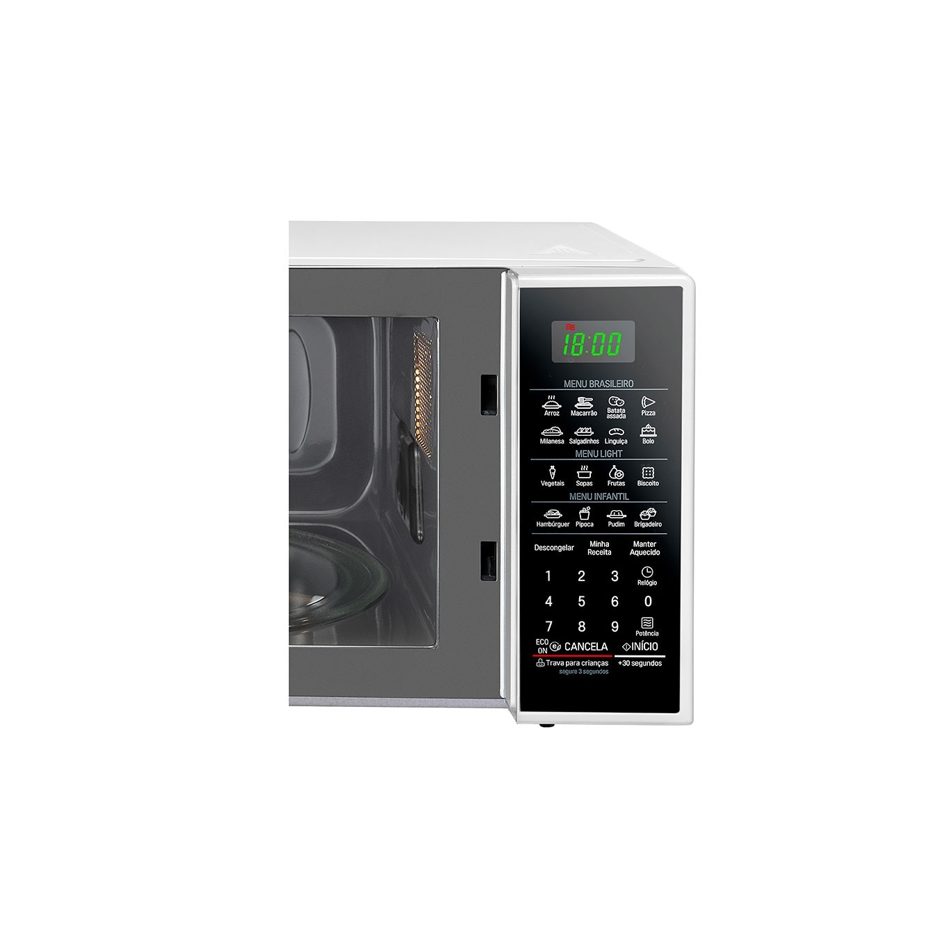 Micro-ondas LG 30 Litros Branco 220V MS3091BCA, , large image number 3
