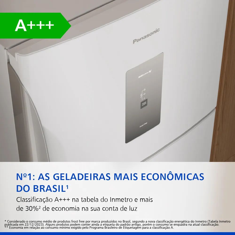 Geladeira Frost Free Panasonic 2 Portas Branca 435L 220V - NR-BT56PD4W, , large image number 5