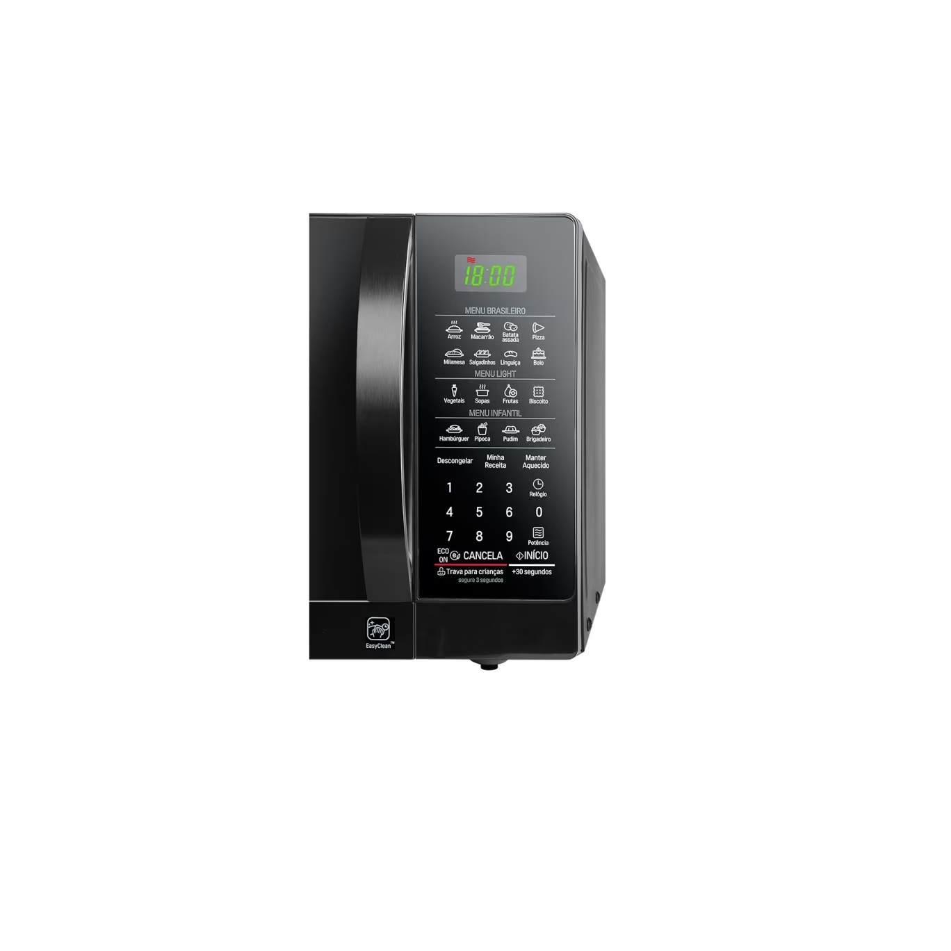 Micro-ondas LG 30 Litros Função Limpa Fácil Preto 220V MS3097, , large image number 3