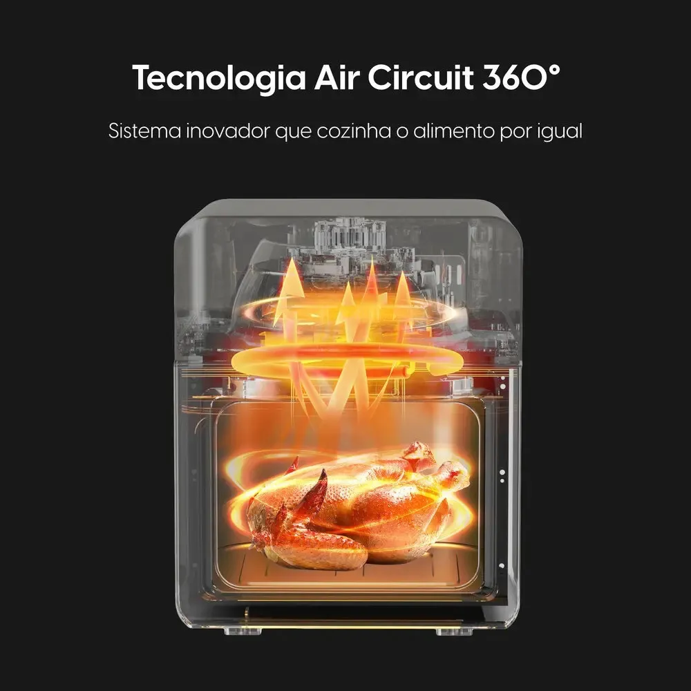 Fritadeira El&eacute;trica Air Fryer Elgin Sem &Oacute;leo 10 Litros Preta 1400W 220V Style Oven Fry AFO20, , large image number 5