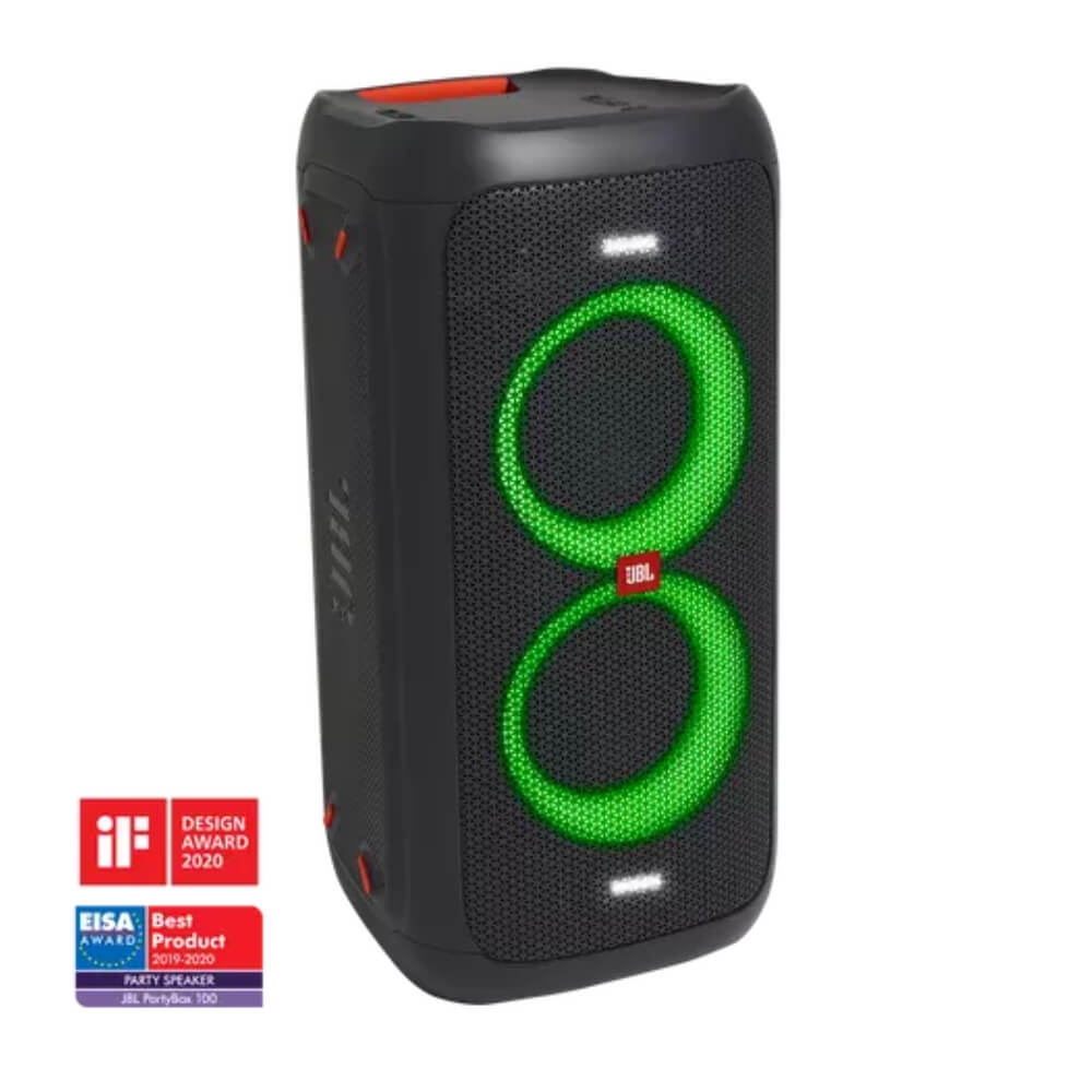 Caixa de Som JBL Bluetooth Luzes LED RGB 160w 220V PartyBox 100 , , large image number 0