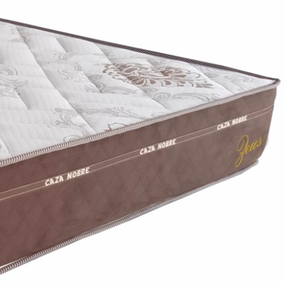 Conjunto Box Casal com Base Preta Reconflex e Colchao Espuma AG D33 Caza Nobre Zeus 138x188x66 cm, , large image number 2
