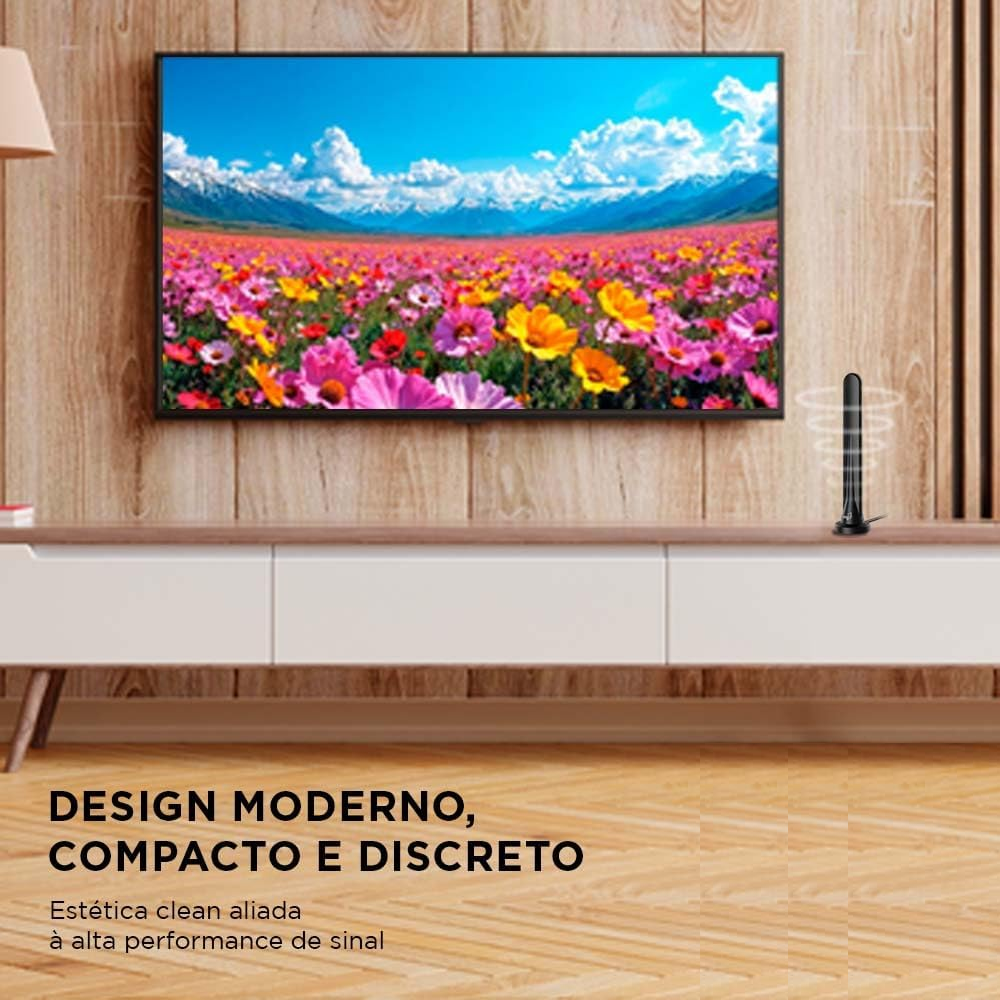 Antena Interna Digital ELG Clarity HDTV2000I 4K Preta, , large image number 3