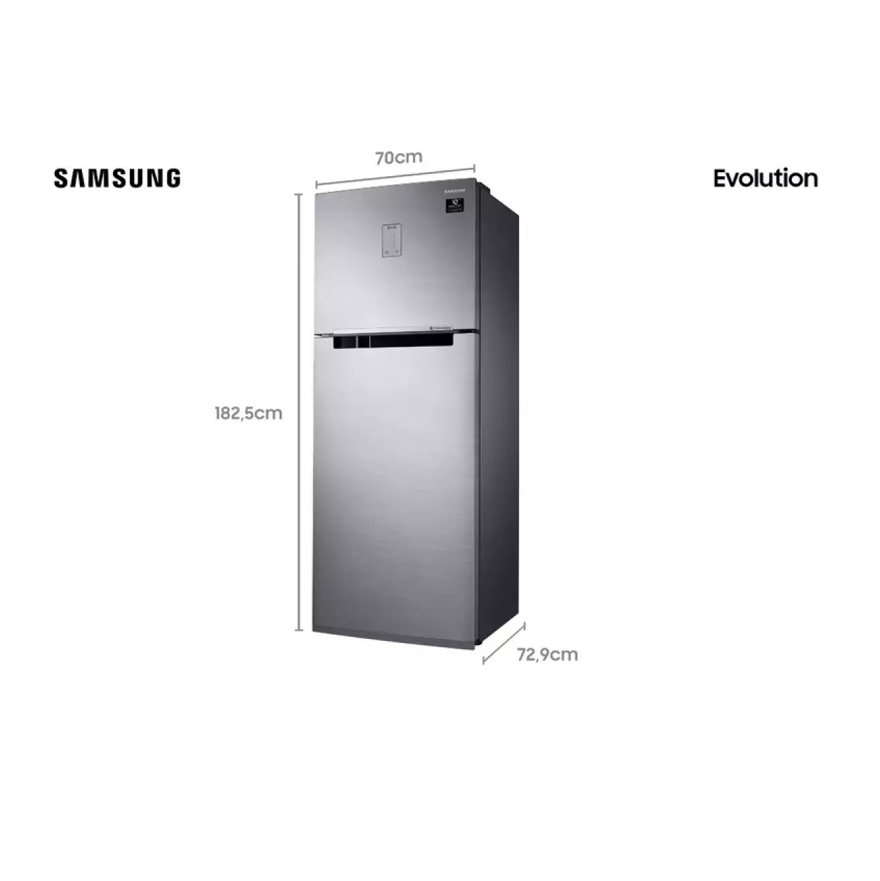 Geladeira Frost Free Samsung Inverter 2 Portas Inox 460L Bivolt RT46, , large image number 1