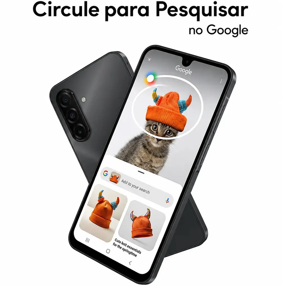 Smartphone Samsung A17 Preto 128GB 8GB RAM Tela 6,7" C&acirc;mera Tripla + Selfie 13MP, , large image number 3