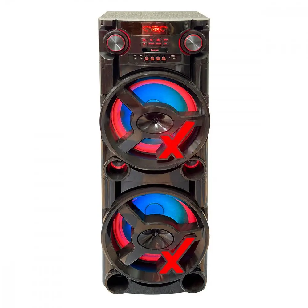 Caixa Amplificada ACA2900 New X SFM 2900W Amvox com LED