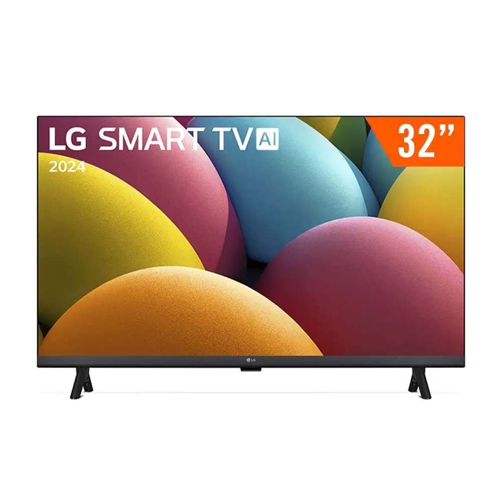 Smart TV 32 Polegadas LG HD Wi-Fi Bluetooth Alexa 2 HDMI 1 USB 32LR600B