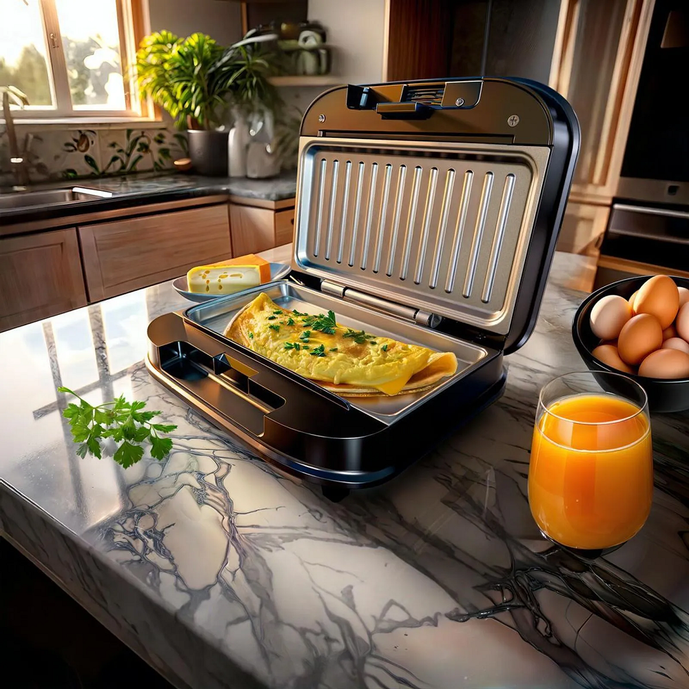 Sanduicheira Grill Britânia Antiaderente Preta 750W 220V BGR25A, , large image number 8