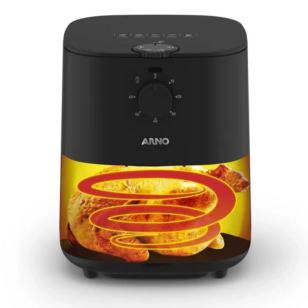 Fritadeira Elétrica Air Fryer Arno Sem Óleo 3,5 Litros 1430W 220V Essential AFE3, , large image number 4