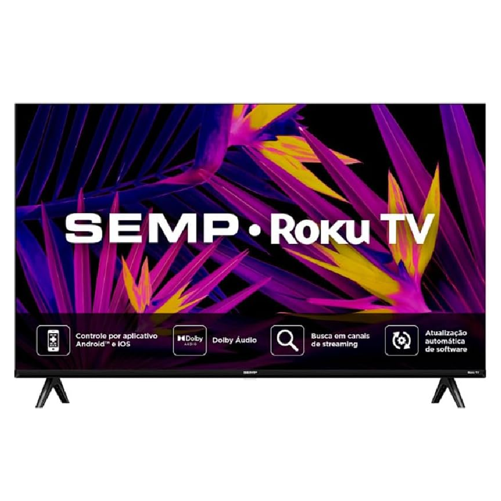 Smart TV 32 Polegadas Semp HD LED Wi-Fi Roku 3 HDMI 1 USB 32R6610, , large image number 1