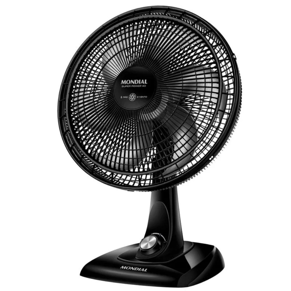 Ventilador de Mesa Mondial 40cm 6 Pás 220V VSP-40-B