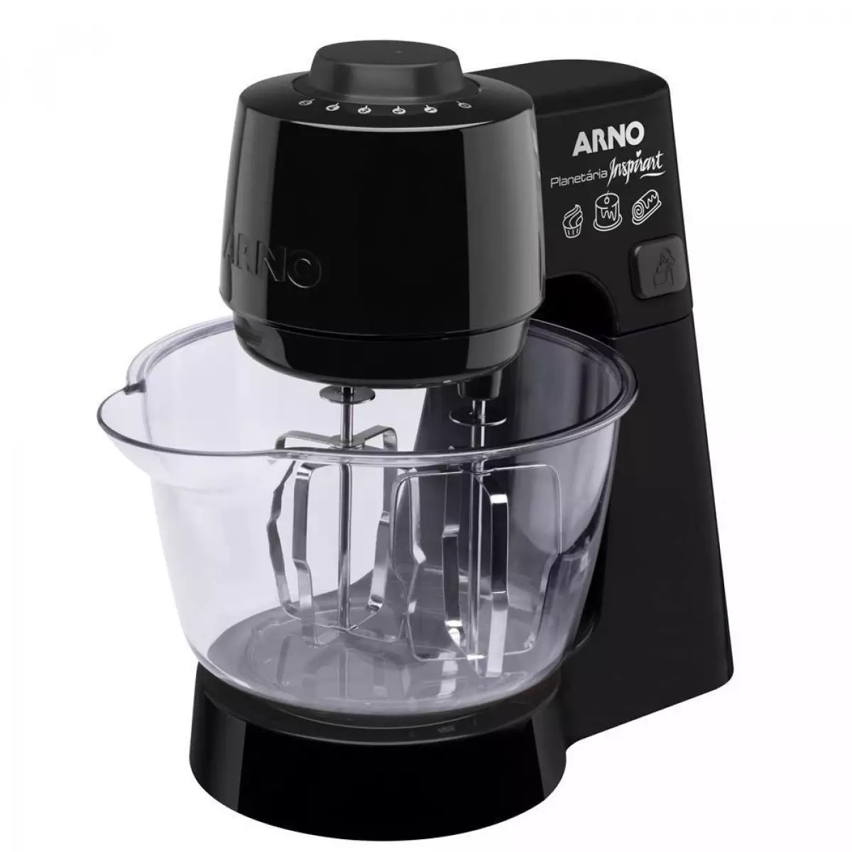 Batedeira Planetária Arno Preta Compacta 500W 220V KM31, , large image number 1