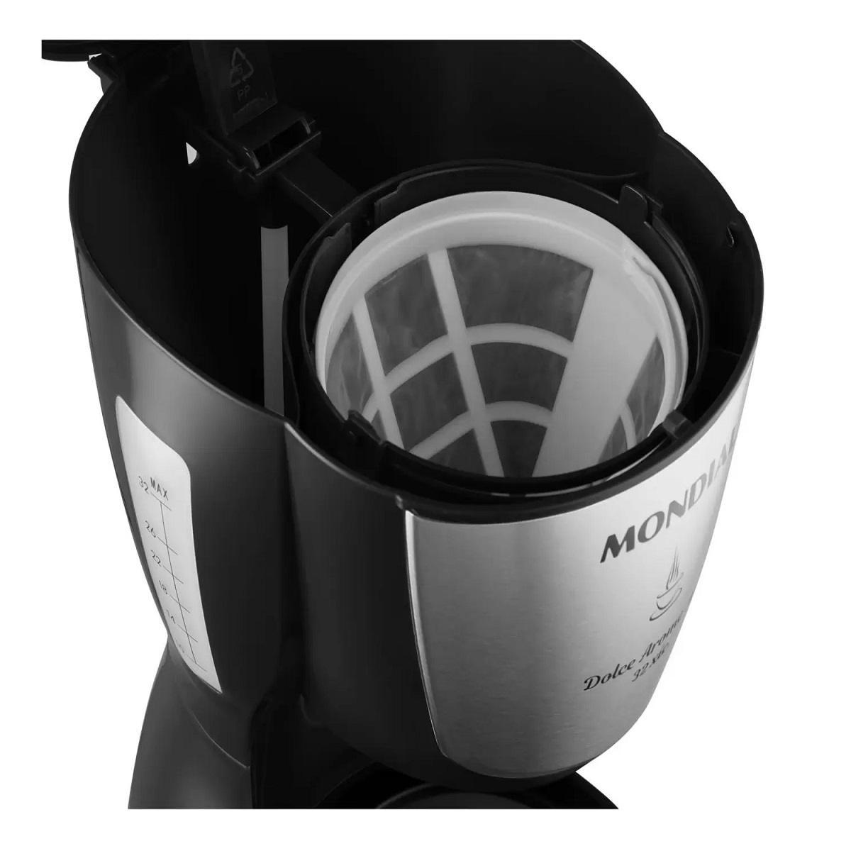 Cafeteira Elétrica Mondial Preta 32 Xícaras 220V C32, , large image number 2