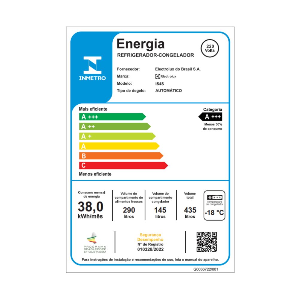 Geladeira Electrolux Frot Free Duplex Side by Side IS4S 435L 2 Portas Inox, , large image number 7