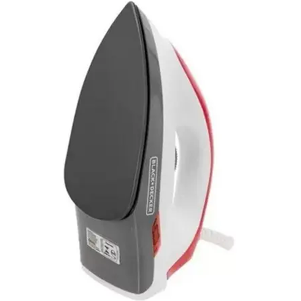 Ferro de Passar Roupas a Seco Black Decker F300 B2 220V Base Antiaderente 1000W Vermelho, , large image number 3