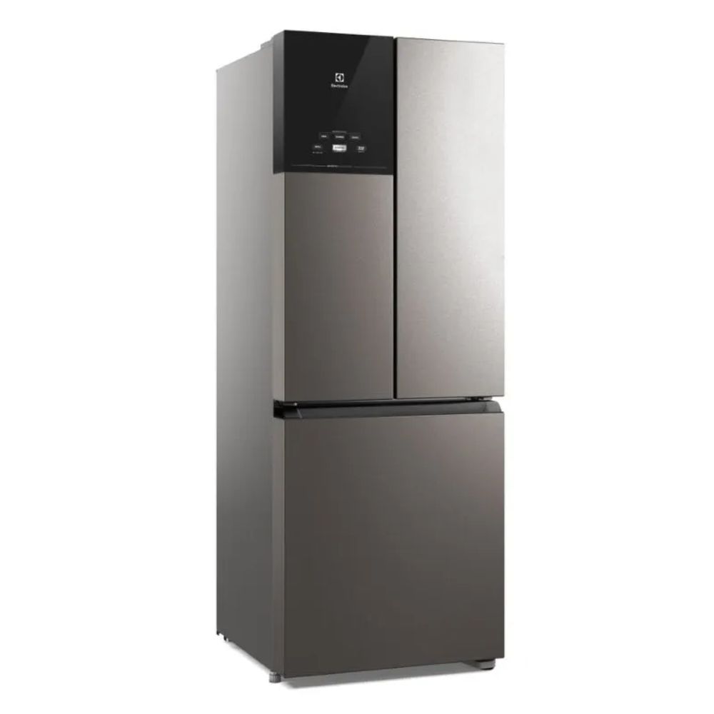 Geladeira Frost Free Electrolux Inverter 3 Portas Cinza 480L Efficient AutoSense 220V IM7S