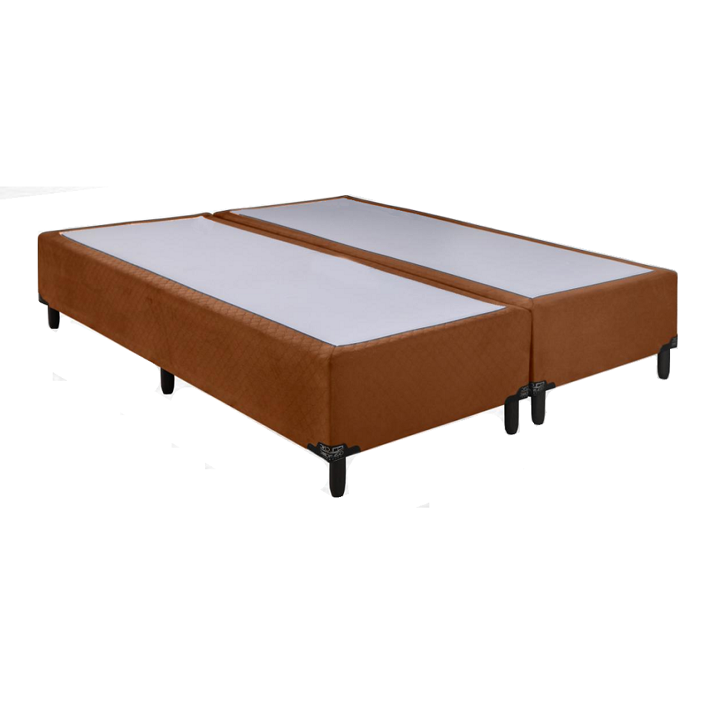 Base Cama Box Casal Bipartida Queen Sumatra 158x42x198 cm Caza Nobre, , large image number 2