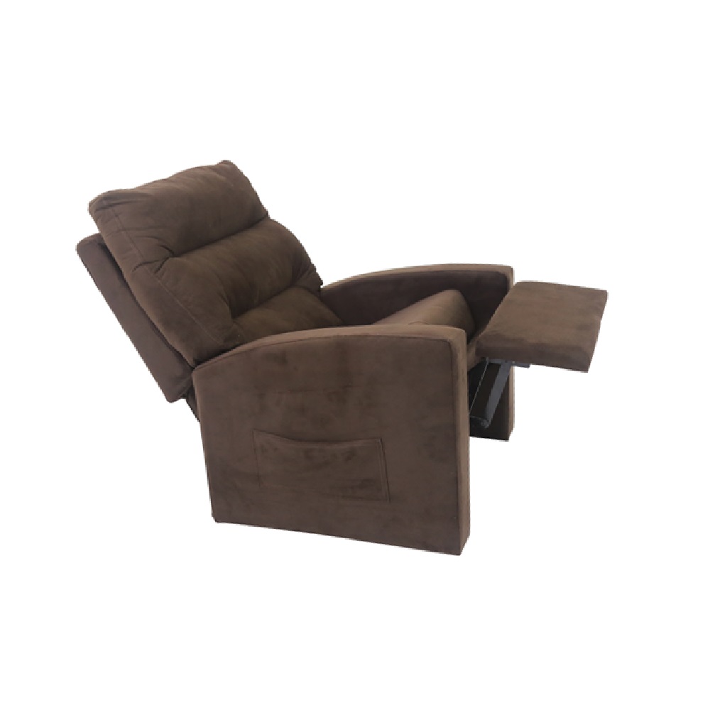 Poltrona do Papai Reclinável Suede Veludo Chocolate JW Dubai, , large image number 2