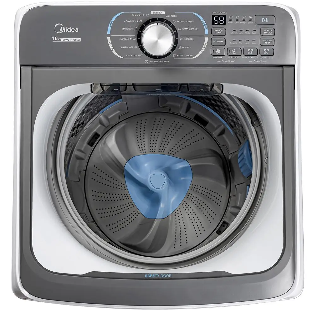 Máquina de Lavar Roupas Midea 16Kg 220V MA512W160WK-05 Branca, , large image number 6