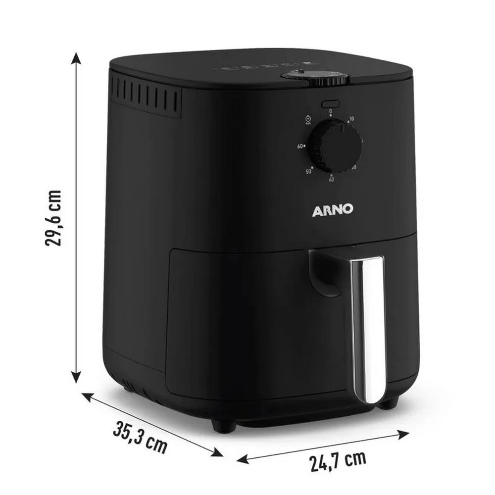 Fritadeira Elétrica Air Fryer Arno Sem Óleo 3,5 Litros 1430W 220V Essential AFE3, , large image number 6