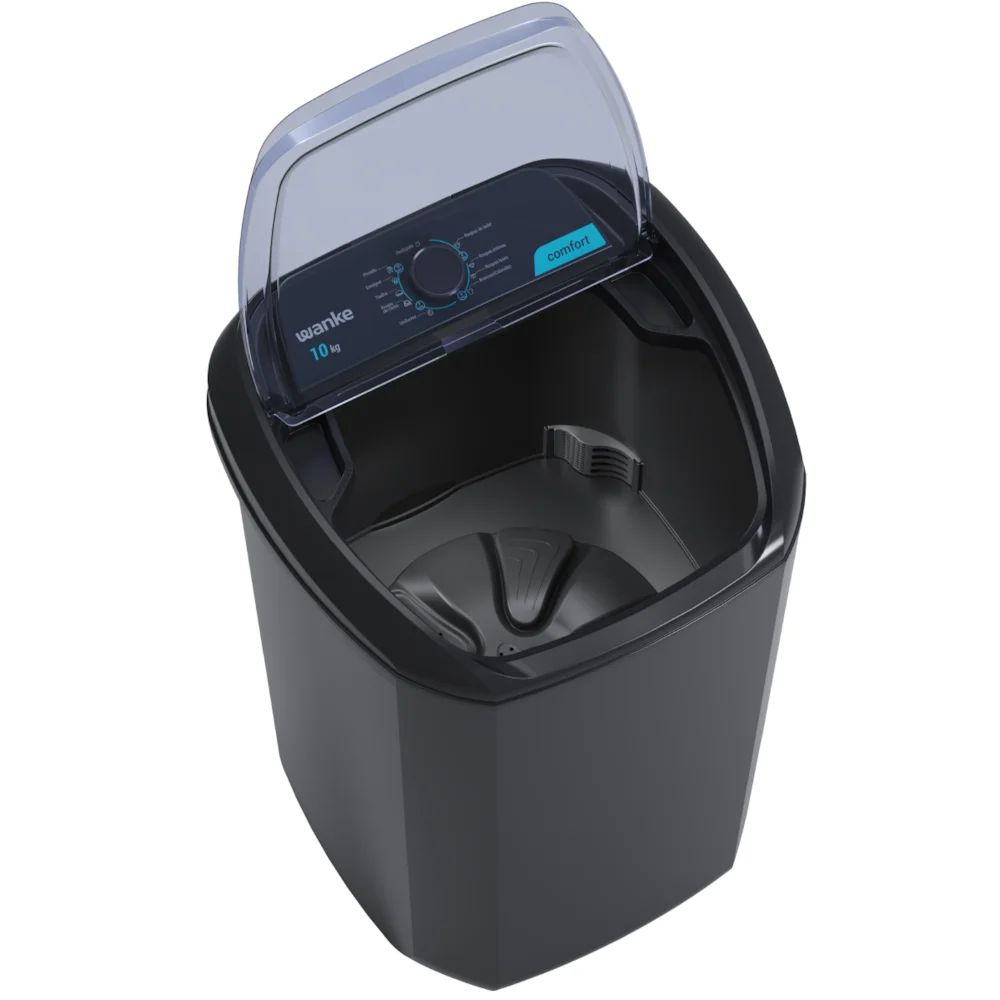 Tanquinho de Lavar Roupas Wanke 10kg 220V LWBE100T - Preto, , large image number 4