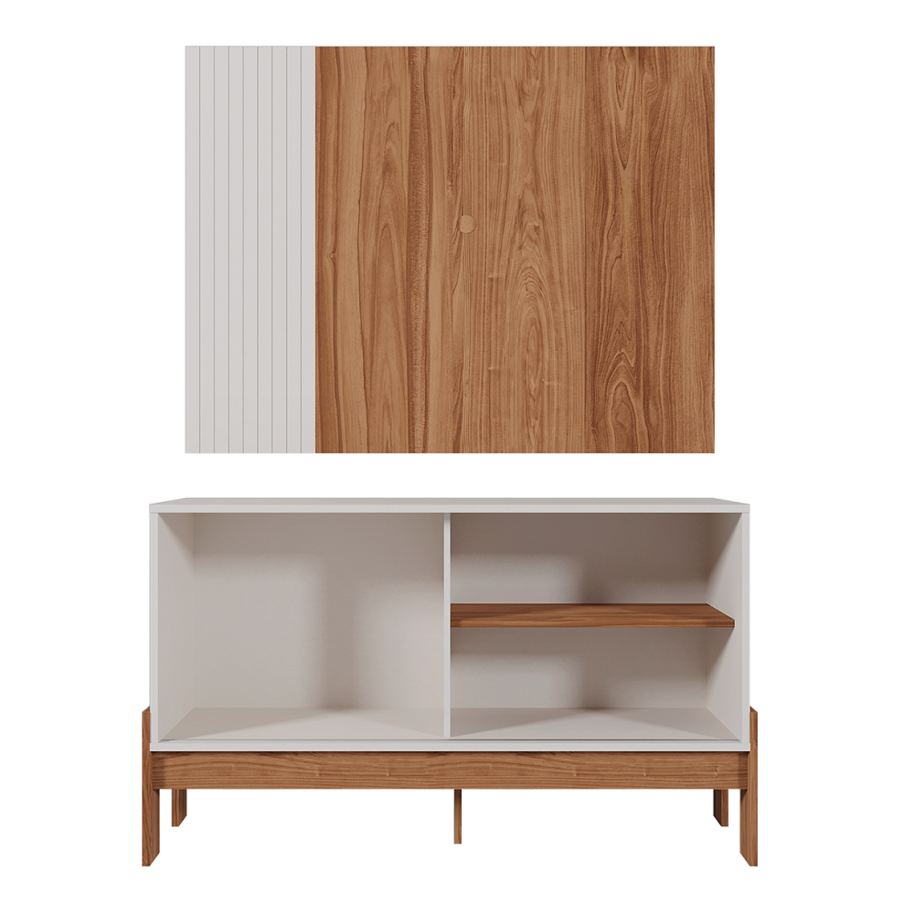 Rack com Painel para Tv até 42 Polegadas Mobler Wood, , large image number 1