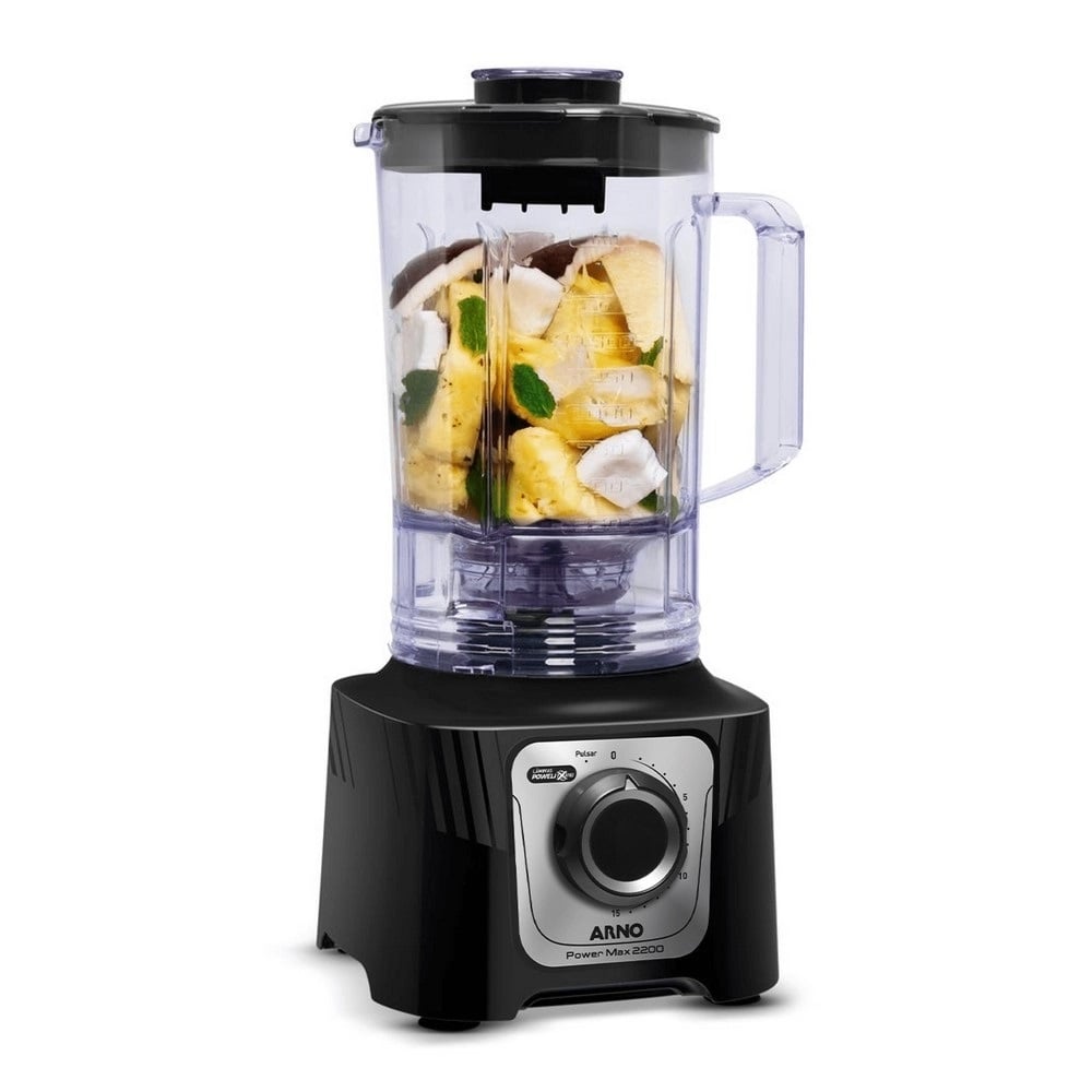 Liquidificador Arno Preto 15 Velocidades + Pulsar 3,1 Litros 2200W LN66, , large image number 1