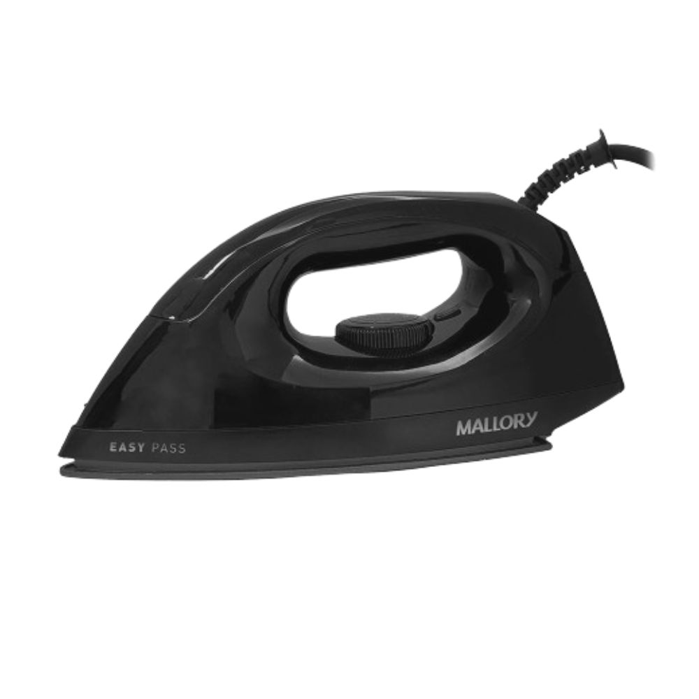 Ferro De Passar Roupa A Seco Mallory 220V Easy Pass Preto