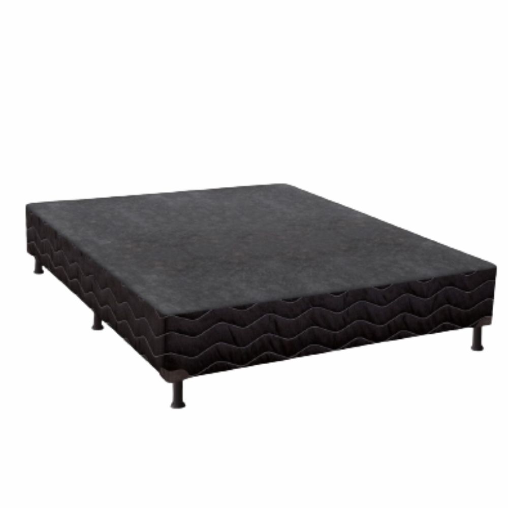 Cama Box Casal com Base Reconlflex e Colchão Physical Ultra  188x138x66cm Ortobom Preto, , large image number 2