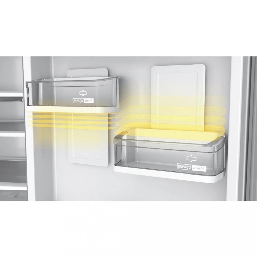 Geladeira Frost Free Brastemp 2 Portas Inox 400L 220V BRM54JK, Inox, large image number 4