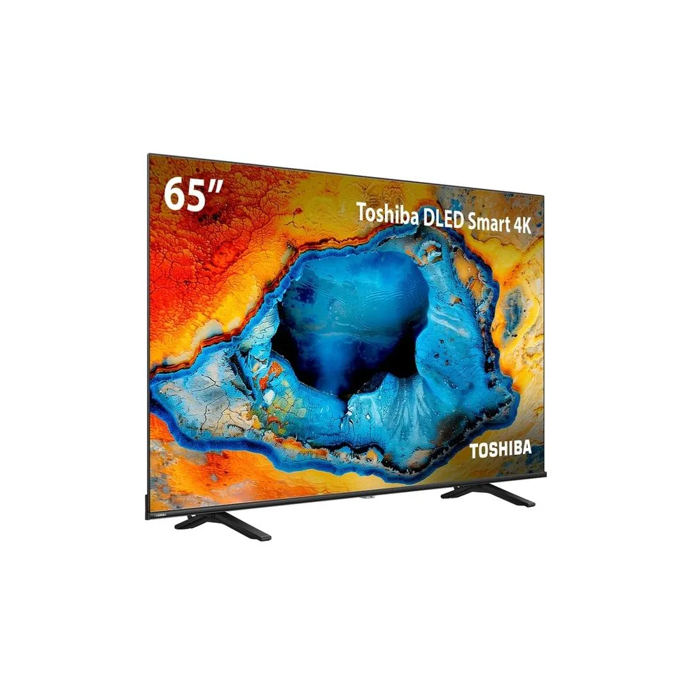 Smart TV 65 Polegadas Toshiba DLED 4K Wi-Fi Processador Engine ZR VIDAA 3 HDMI 2 USB TB032M, , large image number 1